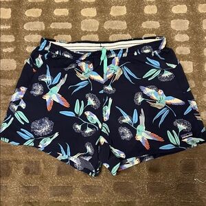 Patagonia Women's Parrot Print Shorts - Navy